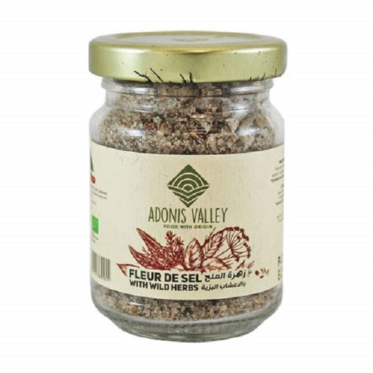 Jar of Fleur De Sel with Wild Herbs